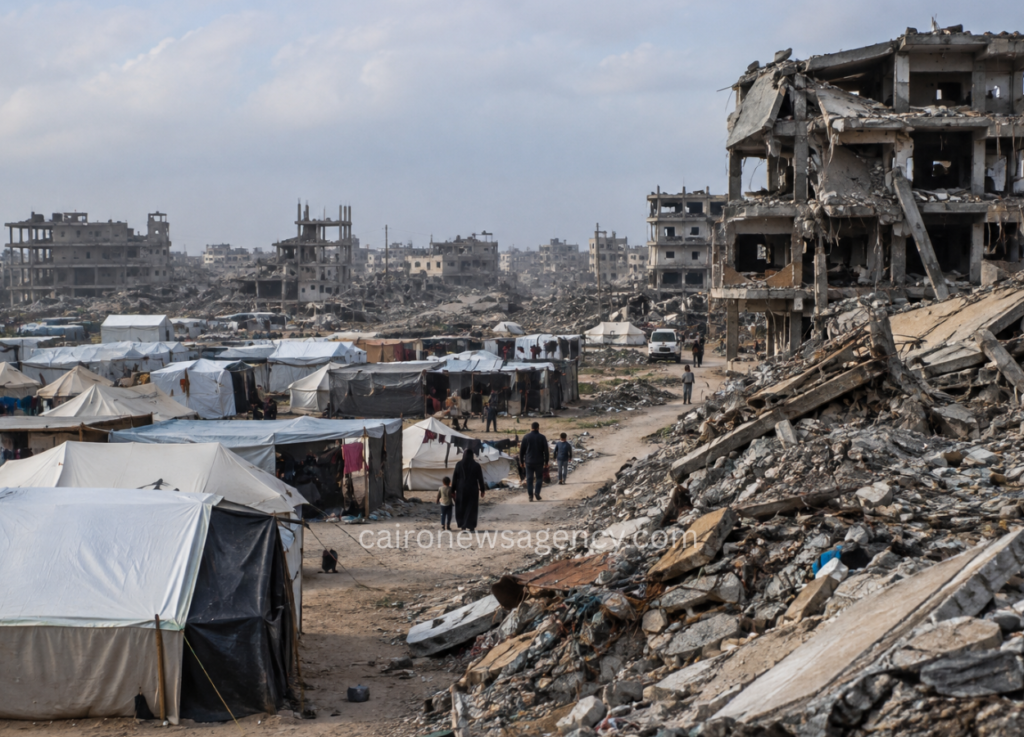 Egypt Qatar Palestinian displacement rejection